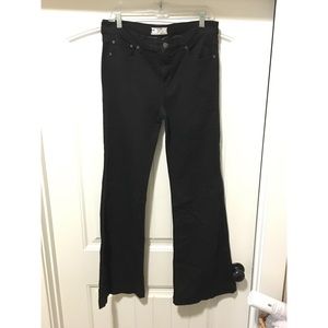 Free People Super Flare black bell bottoms